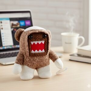 Rare Domo Sock Monkey Plush